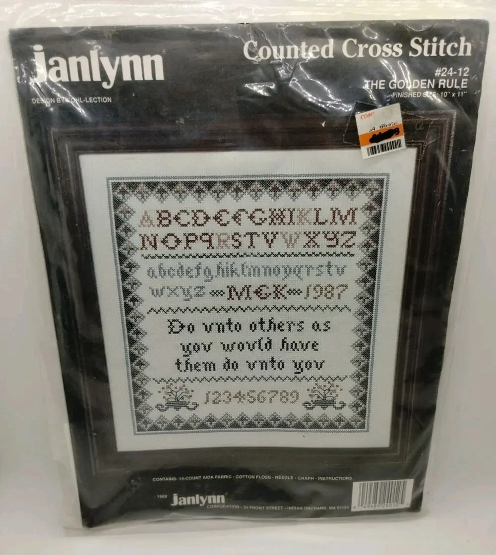 The Golden Rule - Counted Cross Stitch Kit 10